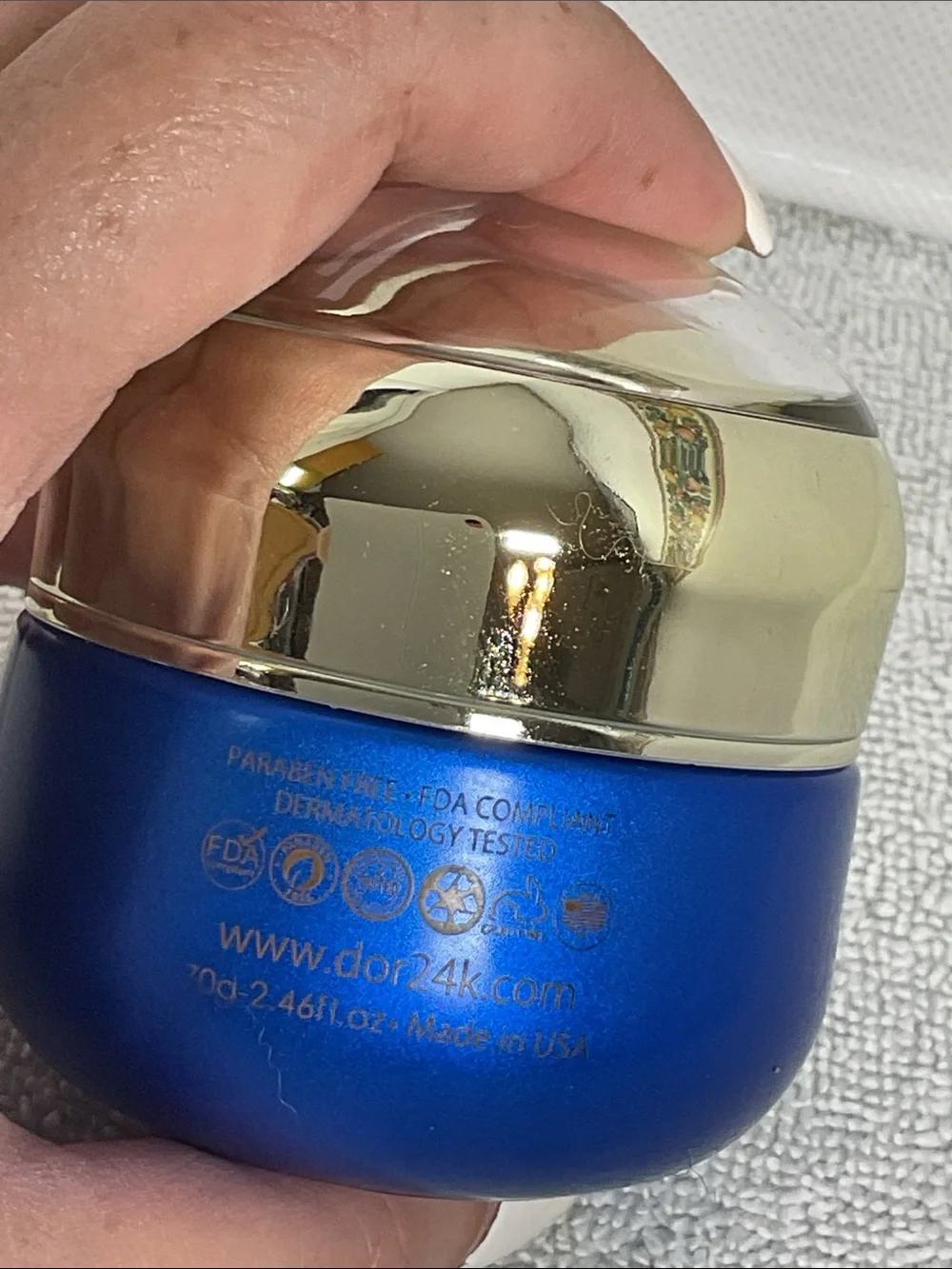 D’OR 24K Prestige Nano Technology Face & Body Silk Cream 70g/2.46fl.oz. NWOB